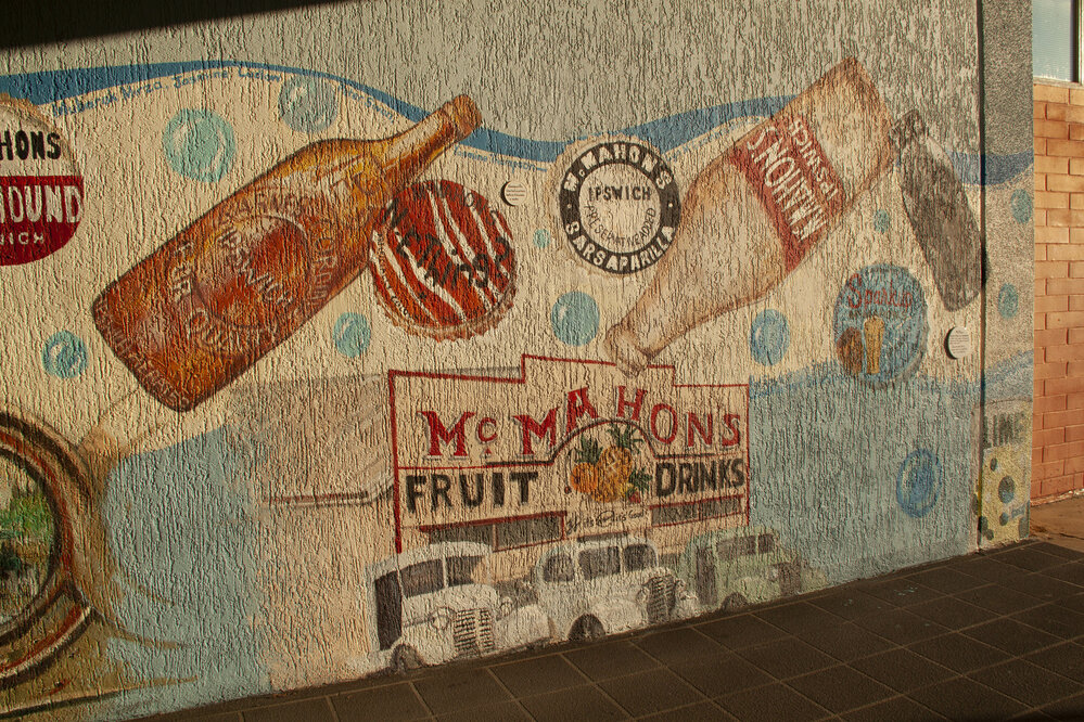 Bottle Alley Mural, Ipswich, 2017
