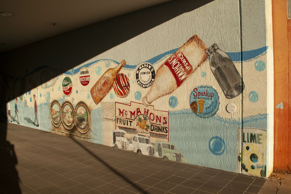 Bottle Alley Mural, Ipswich, 2017