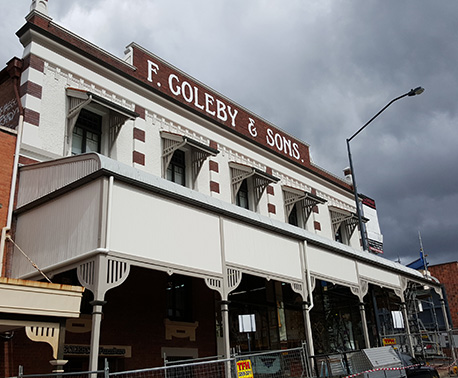 Goleby House, West Street facade after restoration