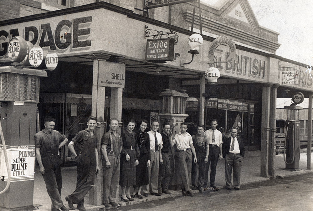 F. W. Johnson City Motor Works &amp; Sons staff, Ipswich, early 1950s