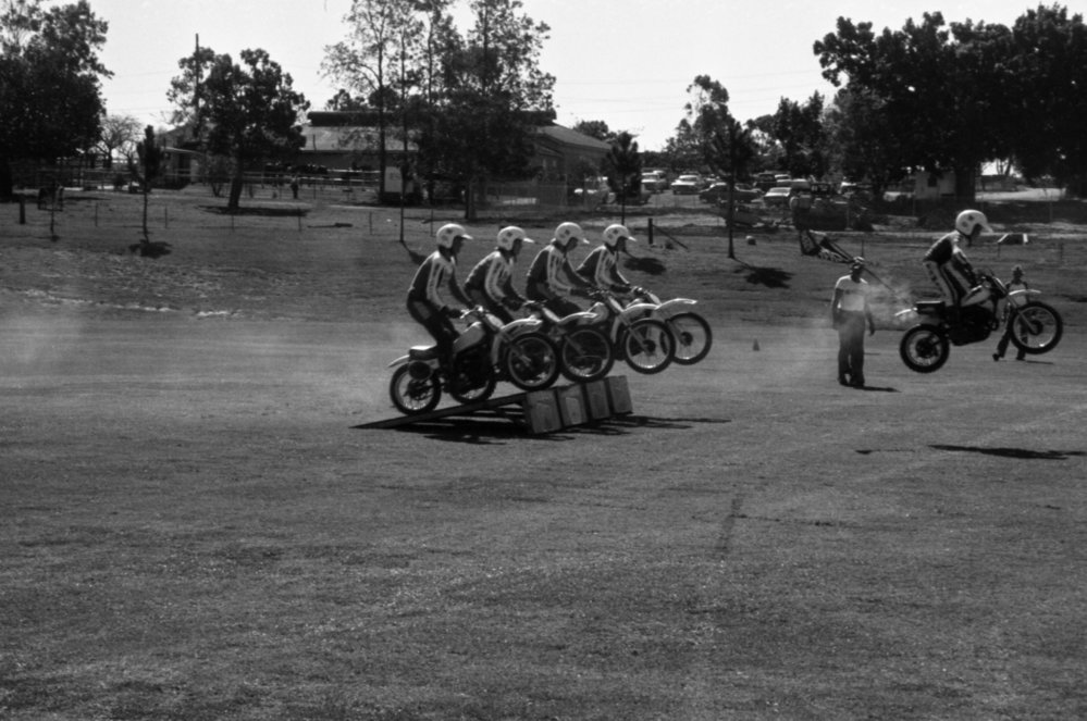 Motorbikes, Ipswich, 1981