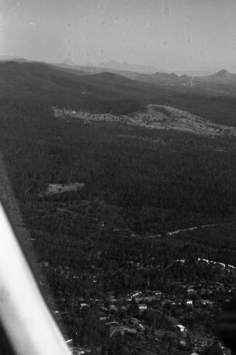 Aerial photography, thought to be taken over Ipswich, August 1981