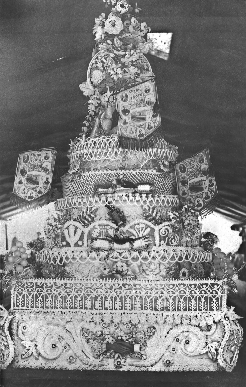 Cribb and Foote 50th Birthday Cake, 1899