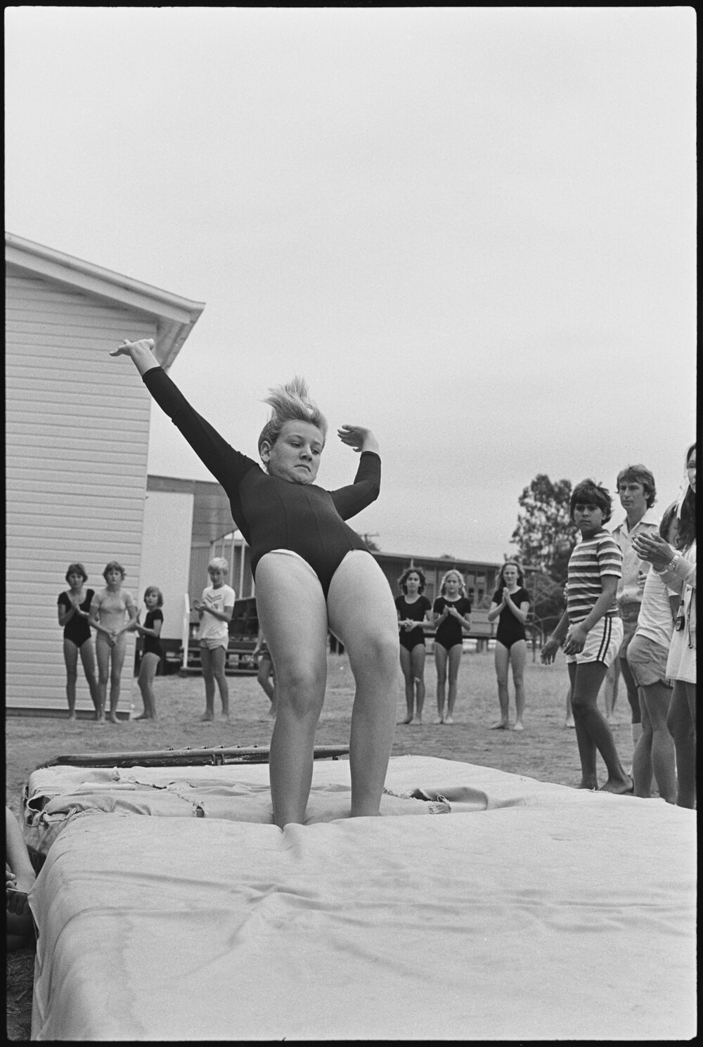 Gymnastics at an unidentified school, Ipswich, October 1980