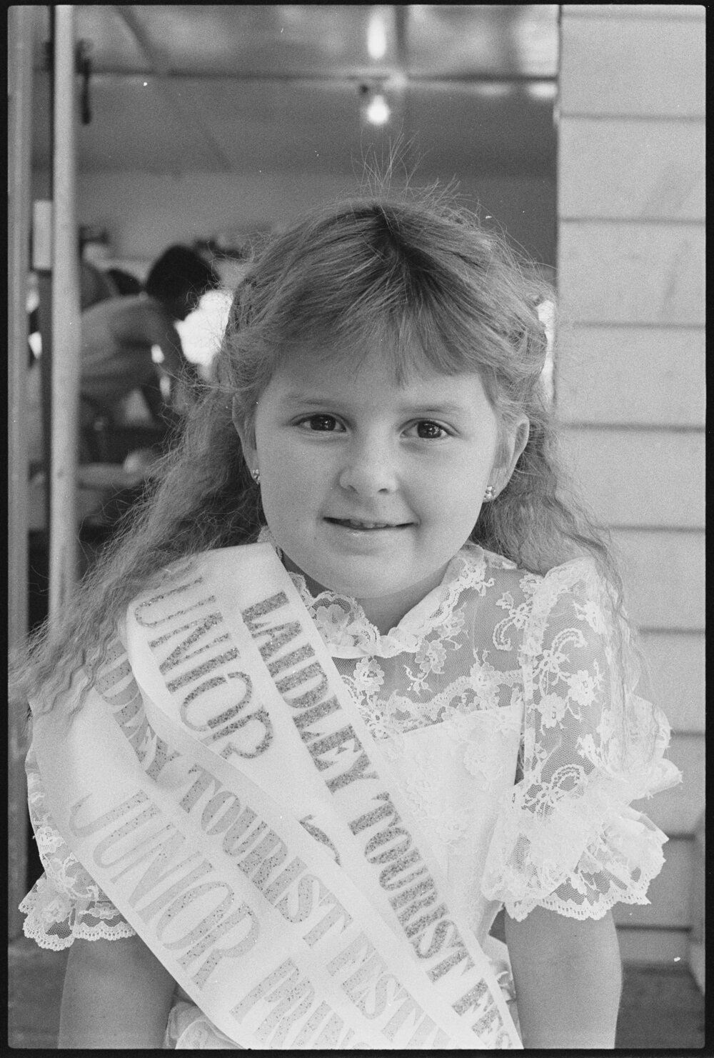 Unidentified Junior Princess at the Laidley Spring Festival, Laidley, Lockyer Valley, September 1987