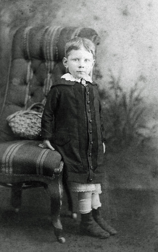 Unidentified child, Ipswich, c.1884