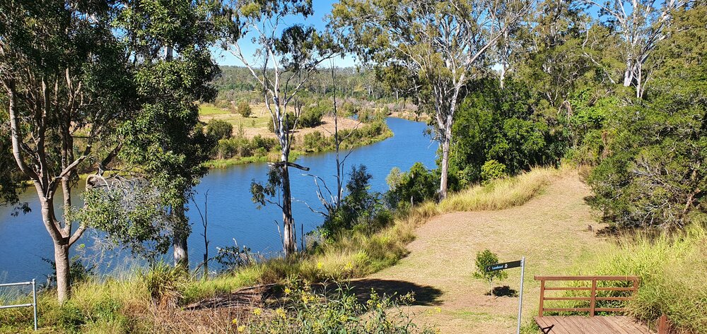 Kholo Gardens - looking towards the Bremer River, 2019