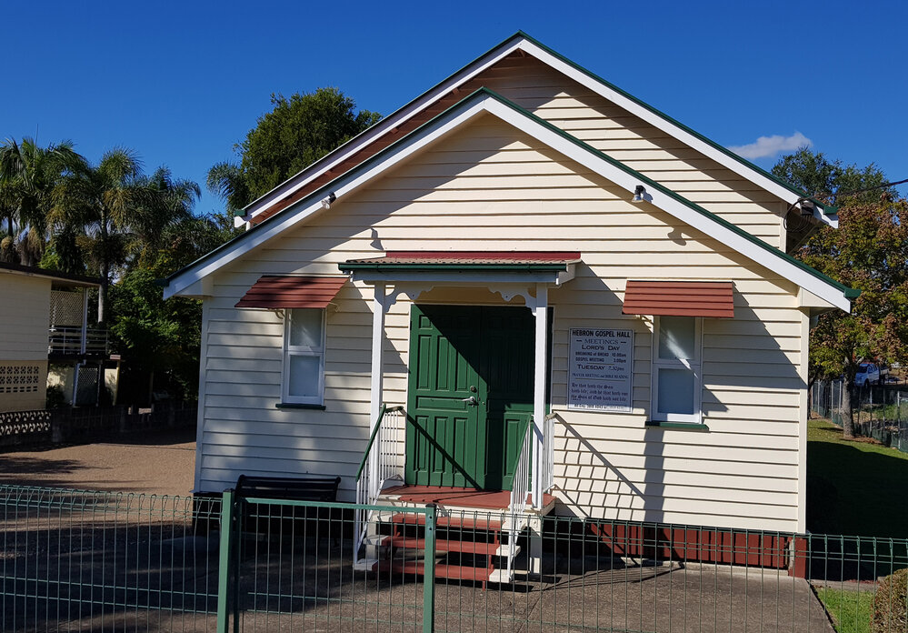 Hebron Gospel Hall, 5 Marian Street, Booval, Ipswich, 2019