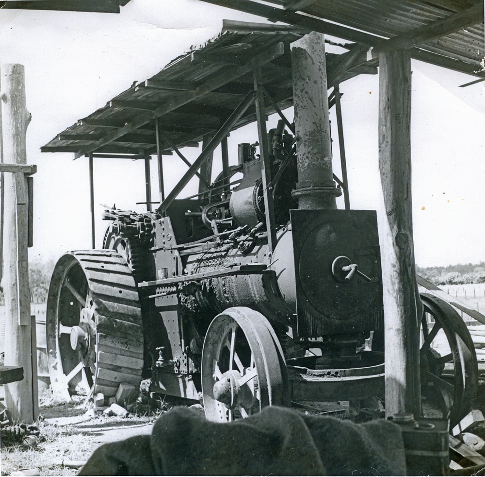 Traction engine used at Grandchester Sawmill, Ipswich, 1962