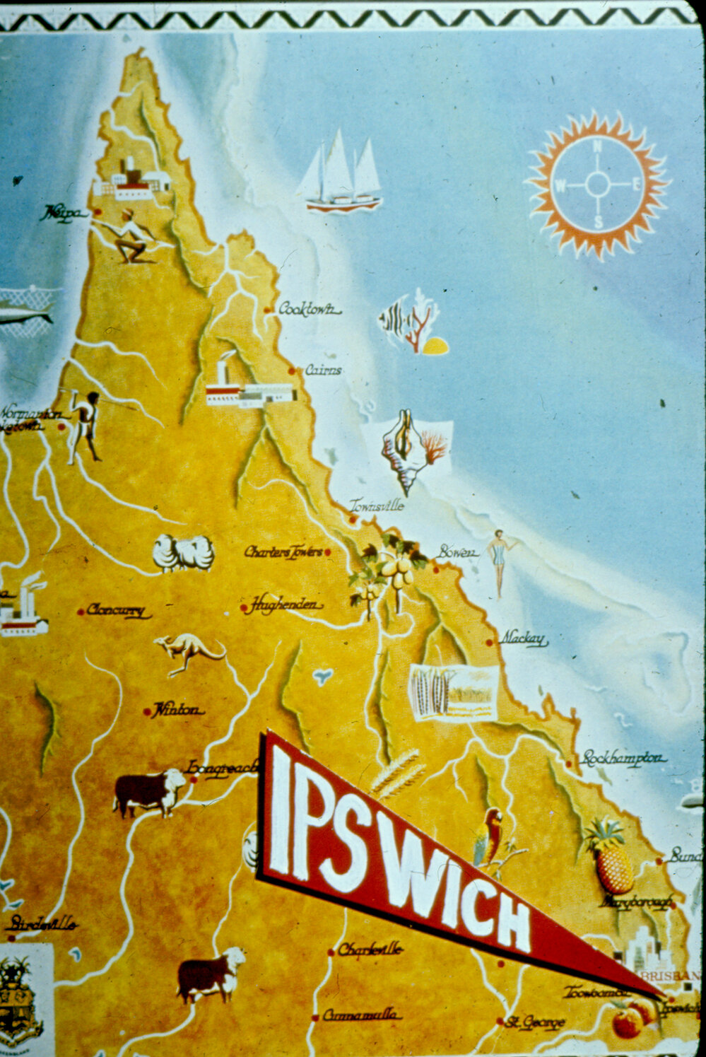 Ipswich Postcard, c.1969
