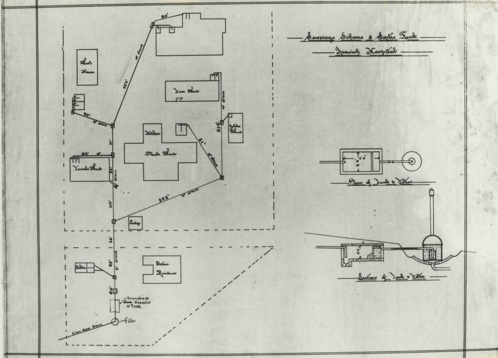 Sewage Scheme &amp; Septic Tank, Ipswich Hospital