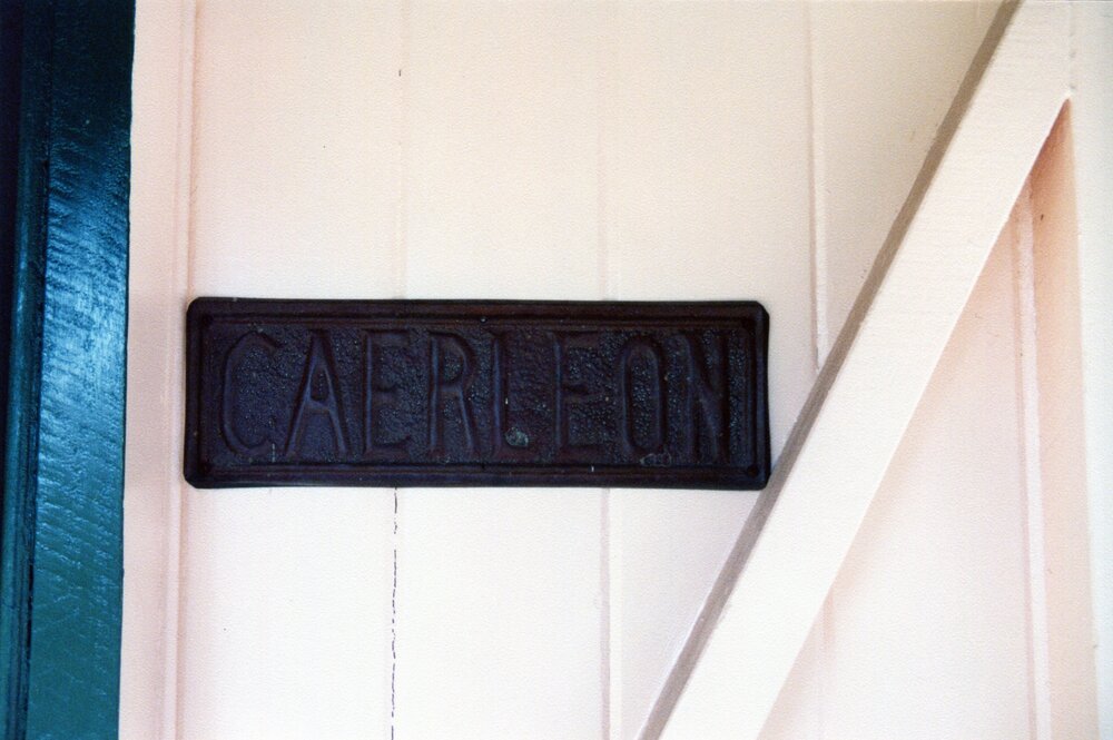 1998 Design &amp; Heritage Awards - Caerleon Name Plate
