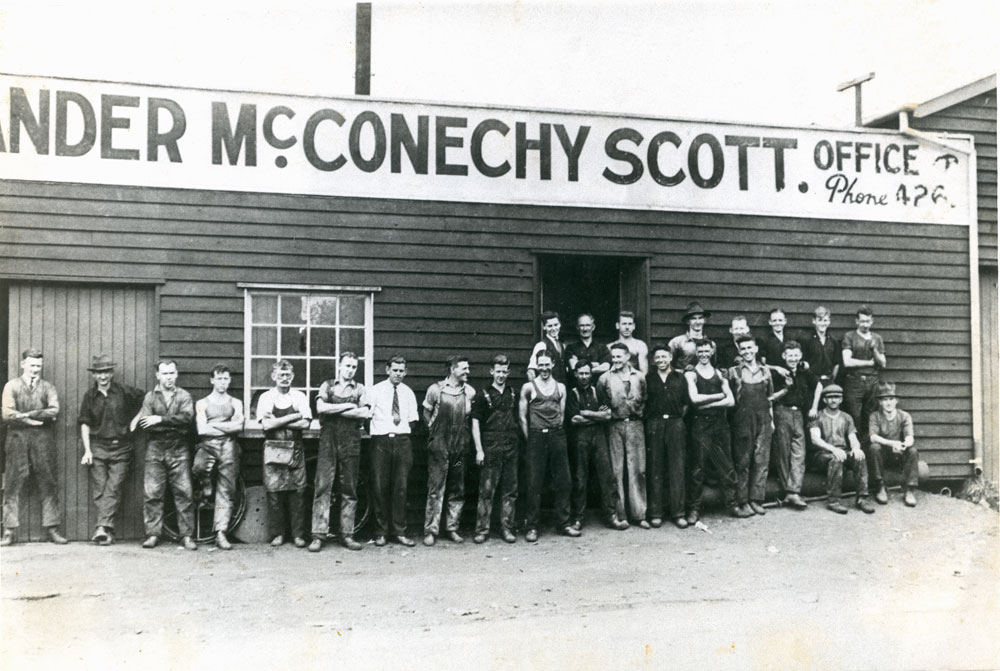 Staff at Scott's Foundry, Wharf Street, Ipswich, 1950s