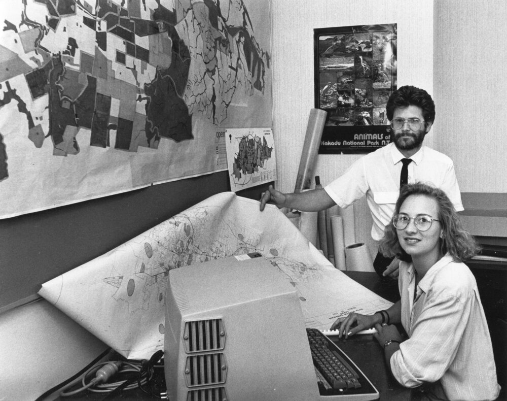 Garth Moore and Christine Wade, early 1990s