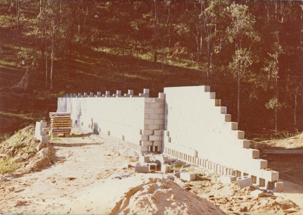 Building the targets, Ripley Rifle Range, c.1979