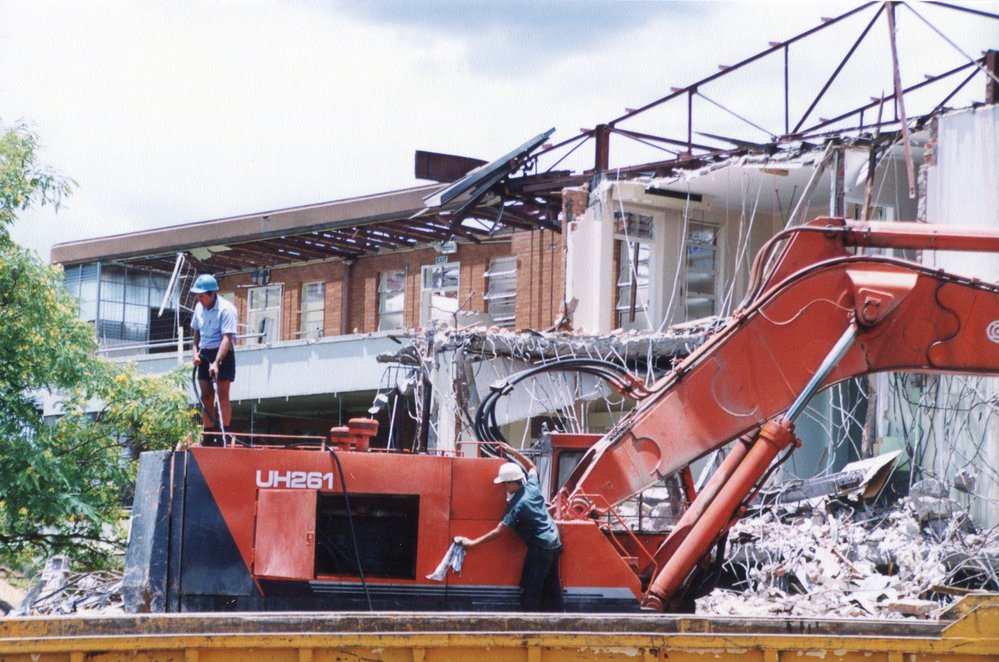 Streetscapes - Ipswich General Hospital demolition work, 1999