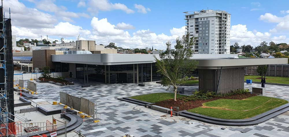 Ipswich Central Library and Tulmur Place, 2020