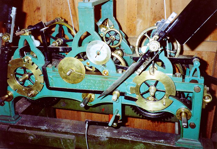 Clock mechanism from the former School of Arts &amp; Town Hall, at the former Council Chambers at Sandgate, Sandgate, n.d.