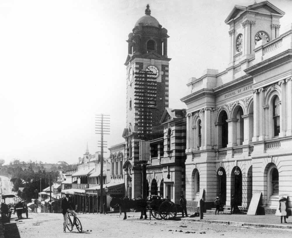 Ipswich Post Office &amp; Town Hall, Brisbane Street, Ipswich, c.1905