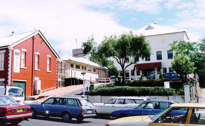 Back view of the former School of Arts &amp; Ipswich Town Hall, Limestone Street, Ipswich, 1990s