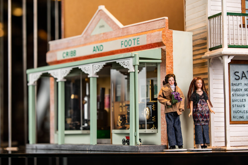 Model of the Cribb &amp; Foote Stove Shop, Ipswich Mini Crafters