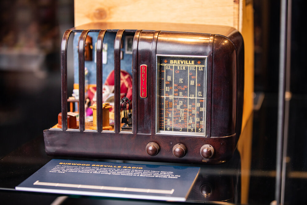 Model of Burwood Breville Radio, Ipswich Mini Crafters