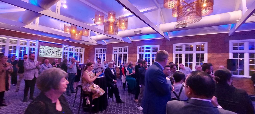 Official opening of 'Galvanized: A Festival of Heritage', held in the Lord Lamington Suite, Pump Yard, Limestone Street, Ipswich, 2022