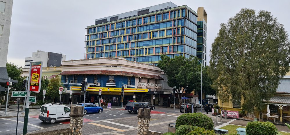 Brisbane Street, Ipswich from St Paul's Anglican Church, 2022