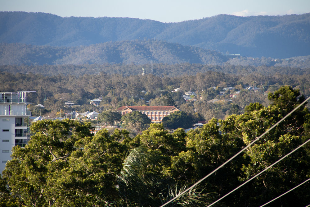 Ipswich North State School, viewed from Denmark Hill, Ipswich, September 2022