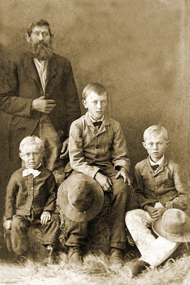 Dance family portrait, Brisbane, c.1900