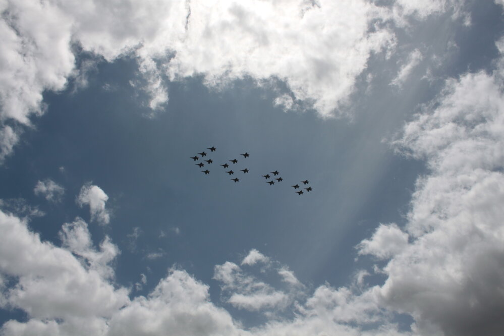 Arrival of the Super Hornets, Ipswich, 2011