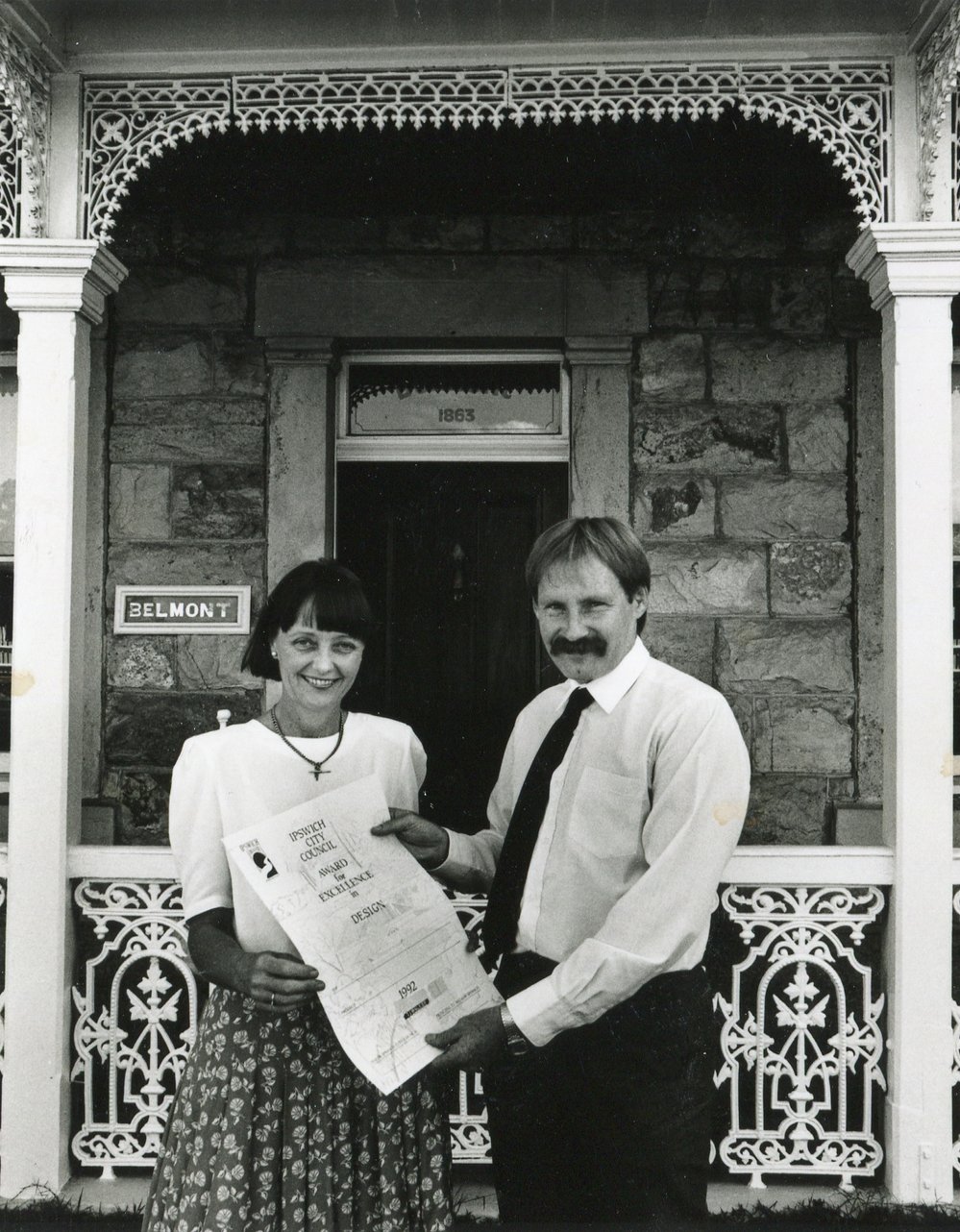 Celia Thornton and John Adams, 1992