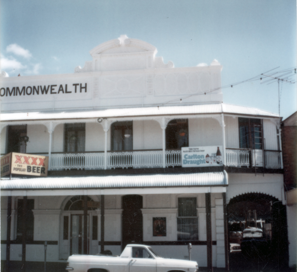Eastern portion of the Commonwealth Hotel facade, Union Street, Ipswich, n.d.