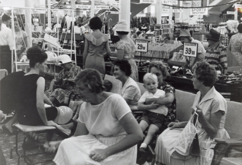 Christmas at Cribb &amp; Foote, Ipswich, 1965