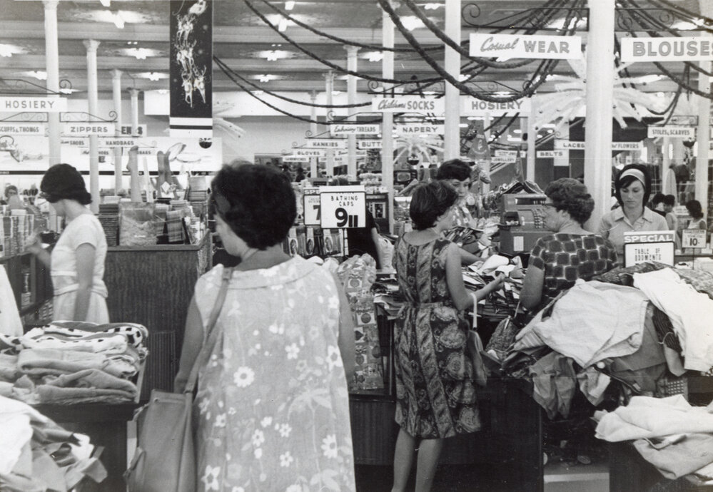 Christmas at Cribb &amp; Foote, Ipswich, 1965