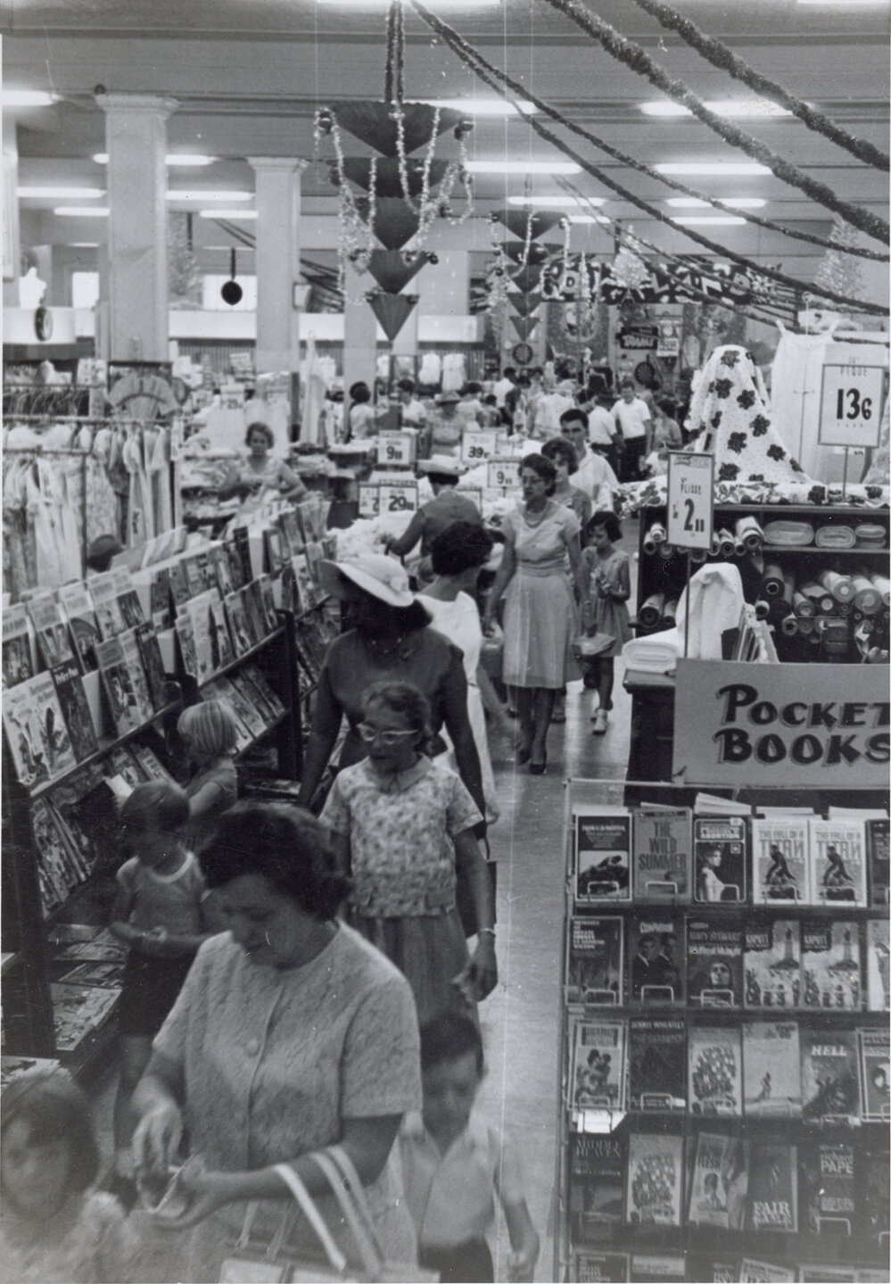 Christmas at Cribb &amp; Foote, Ipswich, 1965
