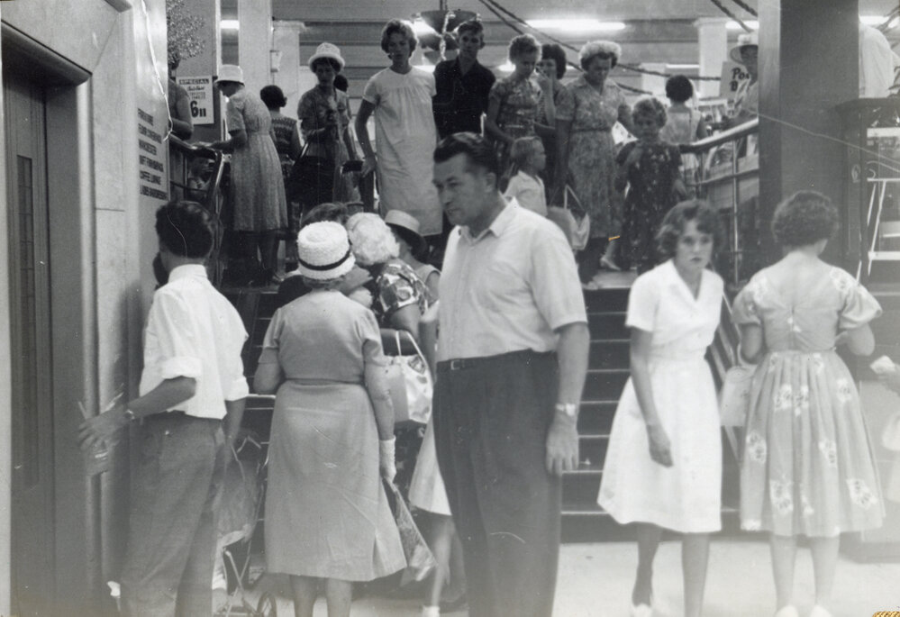 Christmas at Cribb &amp; Foote, Ipswich, 1965