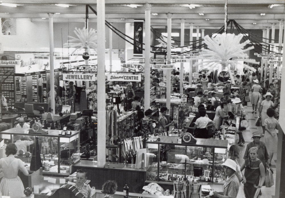 Christmas at Cribb &amp; Foote, Ipswich, 1965