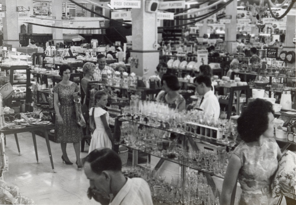Christmas at Cribb &amp; Foote, Ipswich, 1965