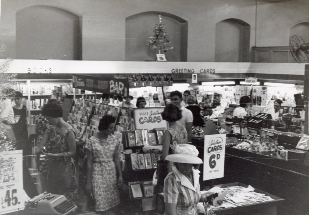 Christmas at Cribb &amp; Foote, Ipswich, 1965