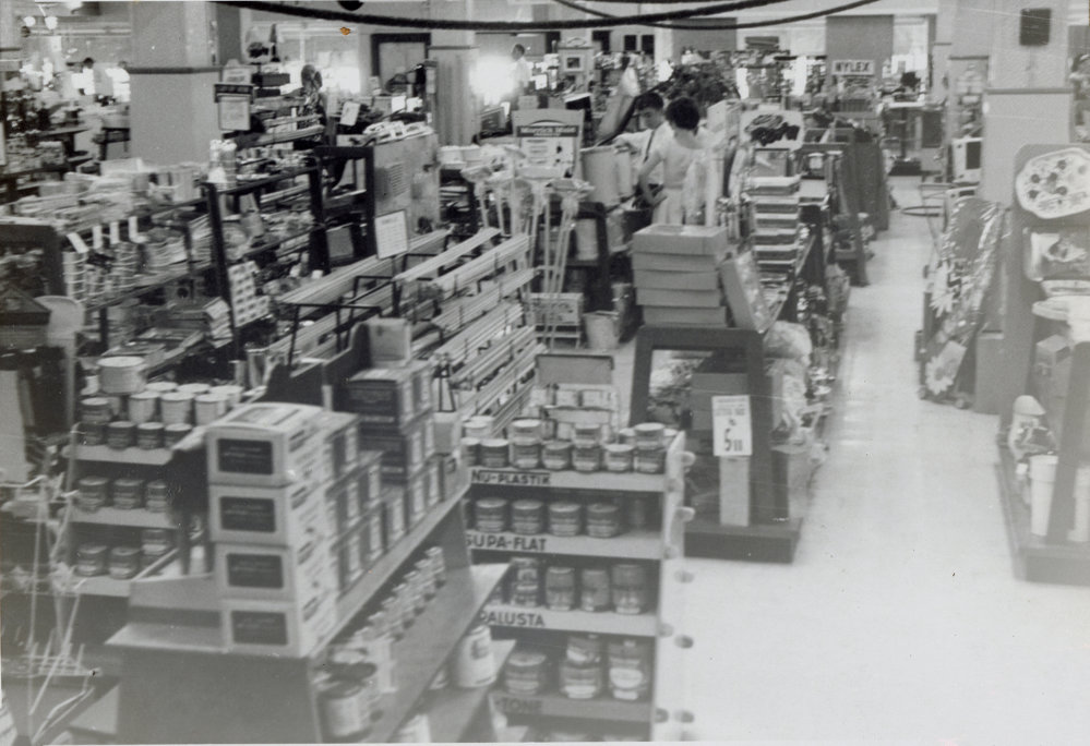 Christmas at Cribb &amp; Foote, Ipswich, 1965