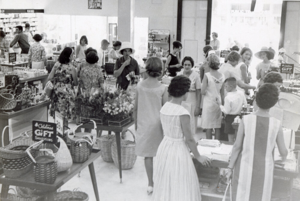 Christmas at Cribb &amp; Foote, Ipswich, 1965