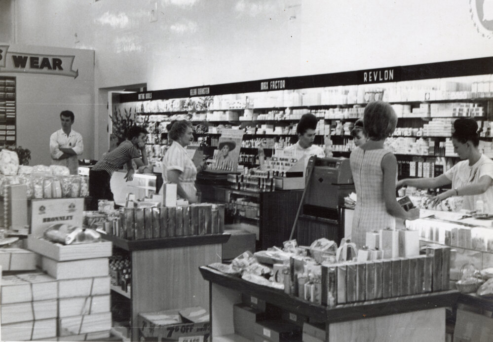 Christmas at Cribb &amp; Foote, Ipswich, 1965