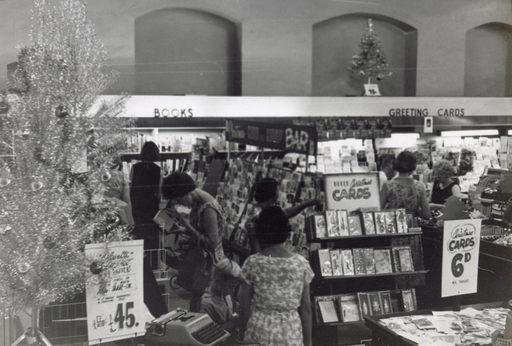 Christmas at Cribb &amp; Foote, Ipswich, 1965