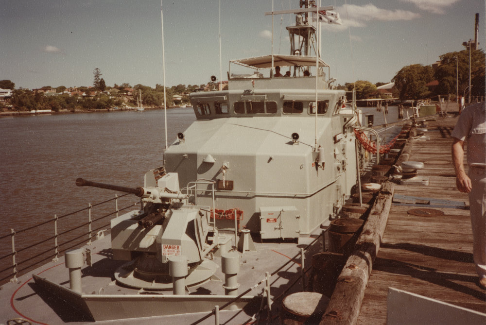 H.M.A.S. Ipswich (II), Brisbane, 1986