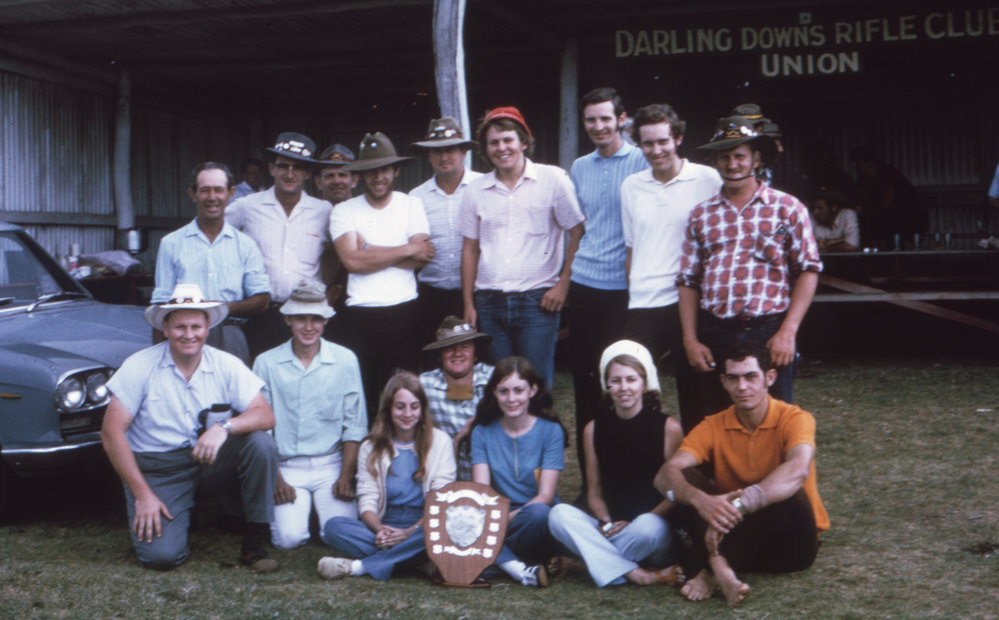 Ipswich Railway Rifle Club, winners of the Rush Shield, 1970s