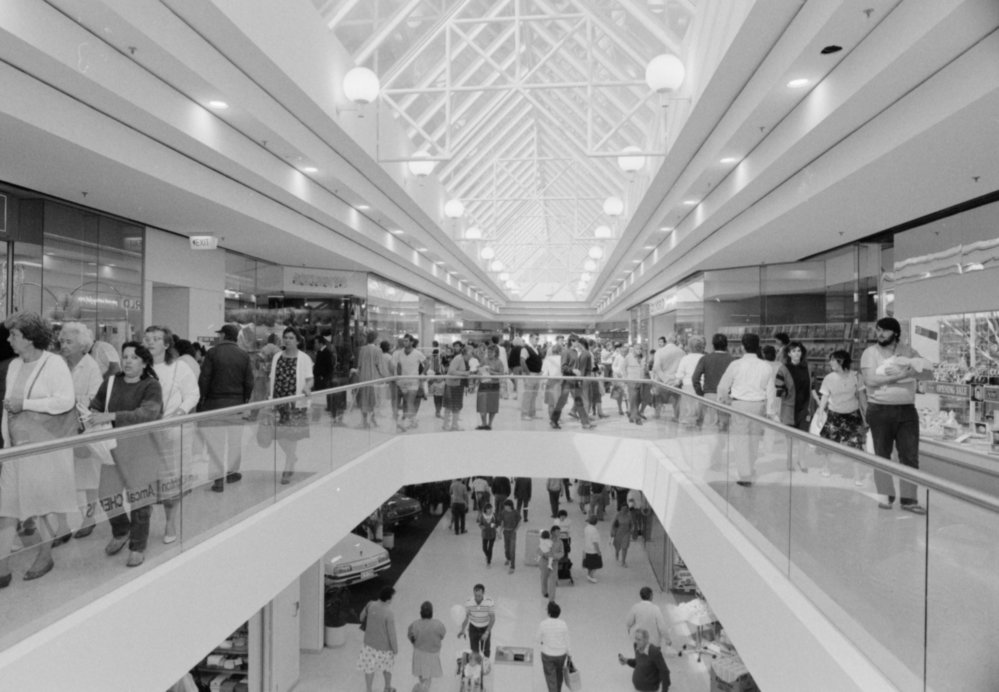Opening of Ipswich City Square, Ipswich, August 1987 