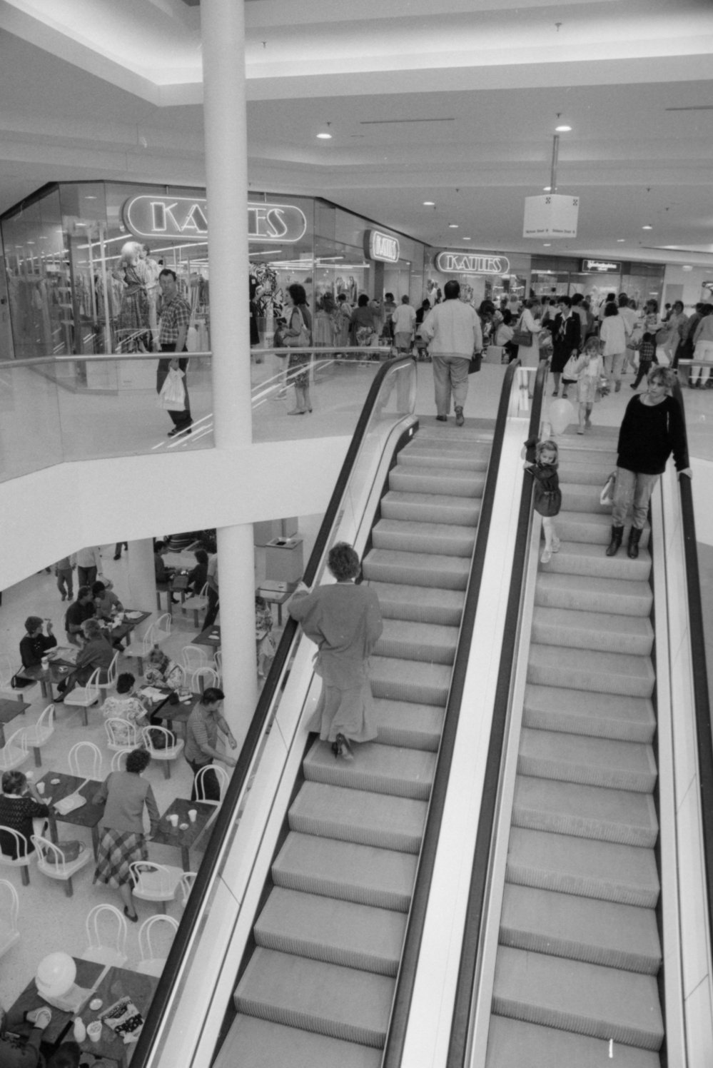 Opening of Ipswich City Square, Ipswich, August 1987 Picture Ipswich