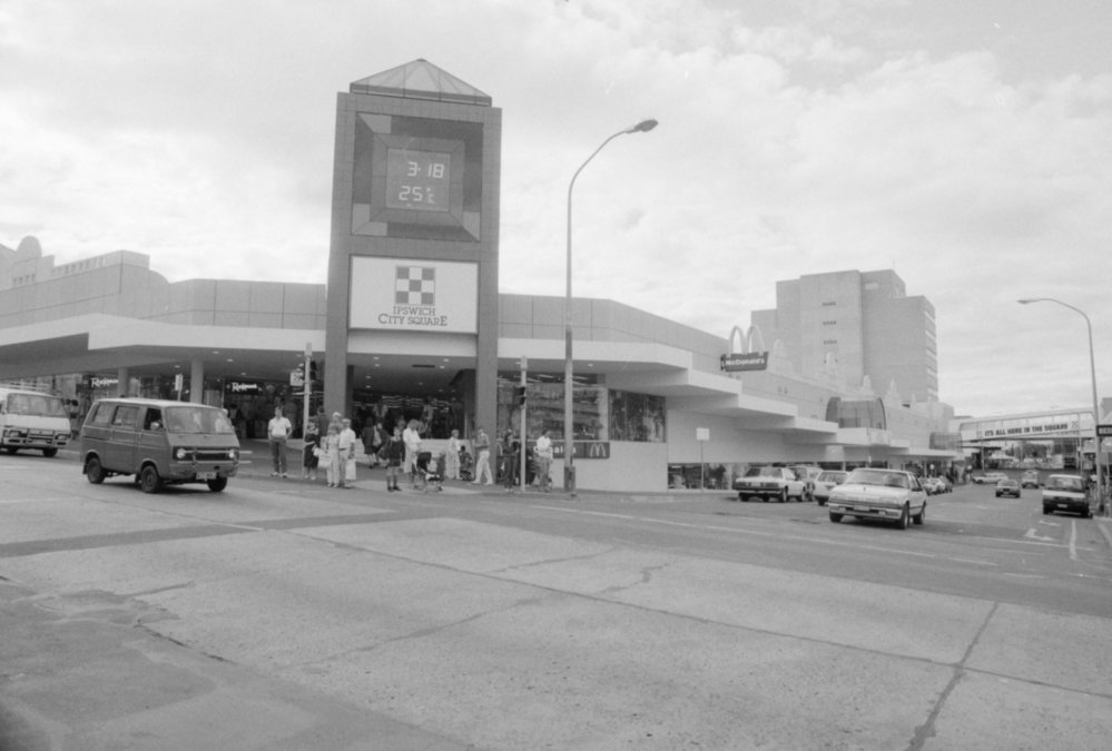 Opening of Ipswich City Square, Ipswich, August 1987 