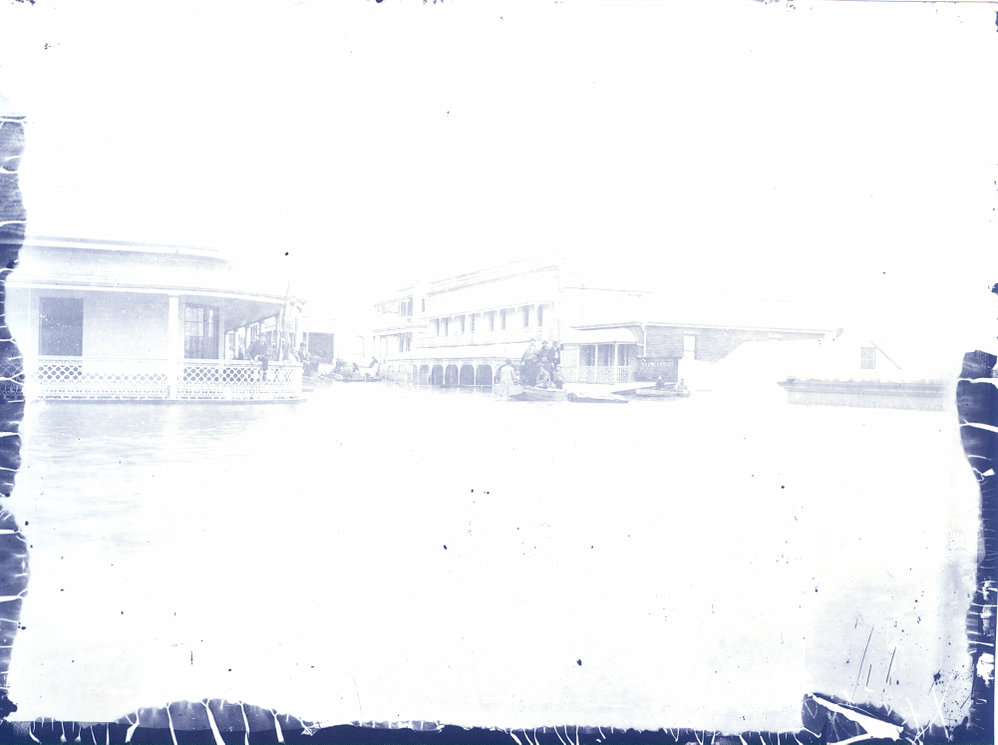 Palais Royal and Brisbane Street in flood, Ipswich, 1893
